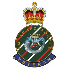 Duke of Cornwalls Light Infantry HM Armed Forces Veterans Sticker
